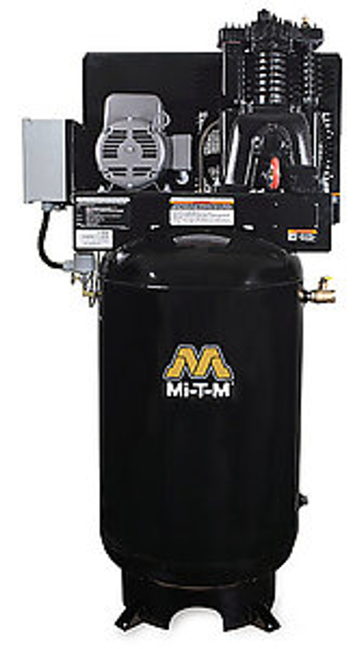 Mi-T-M ACS-20305-80V Electric Air Compressors, 80-Gallon Two Stage Electric Vertical