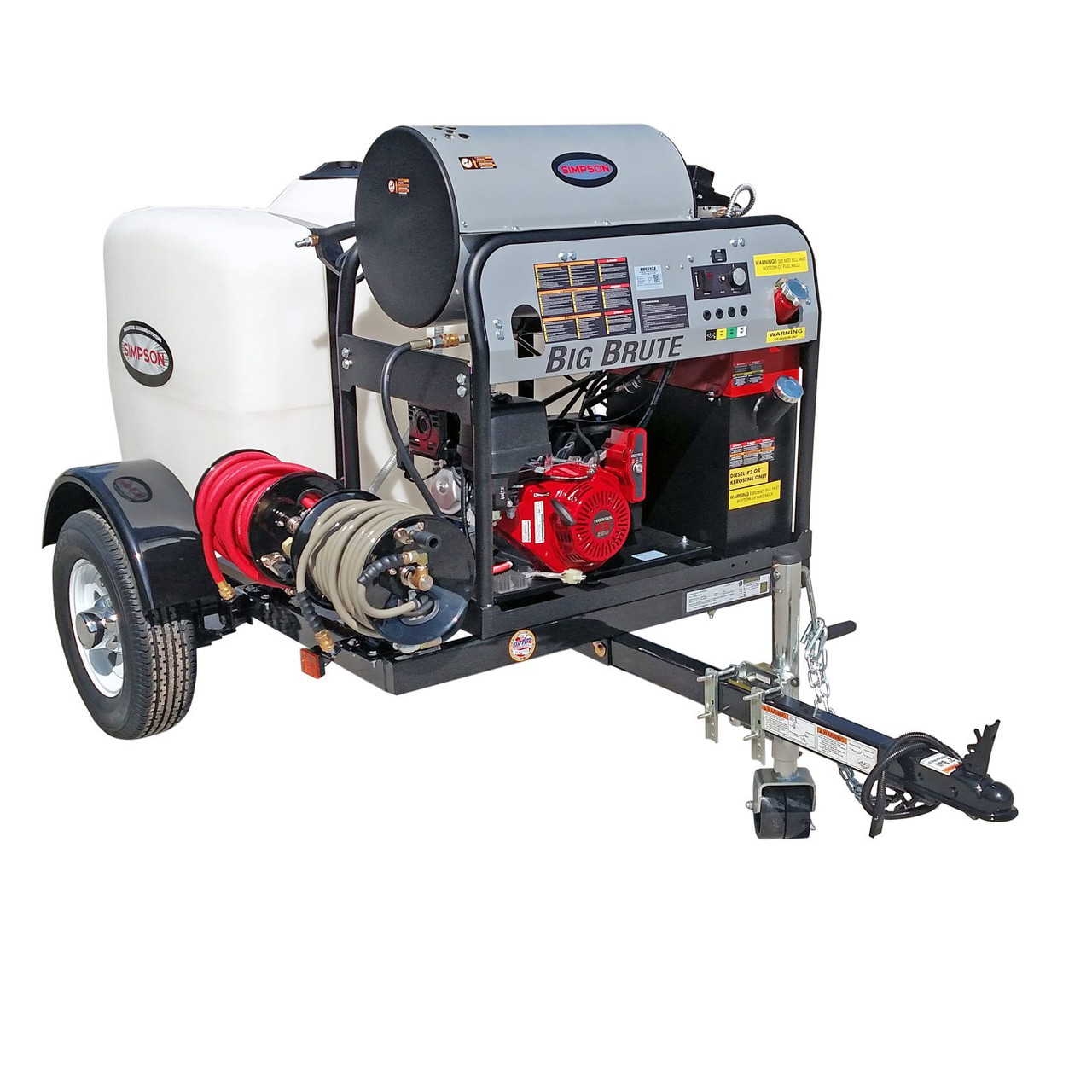 SIMPSON Mobile Trailer 1B-95005 Gas Pressure Washer Trailer 4000 PSI at 4.0 GPM