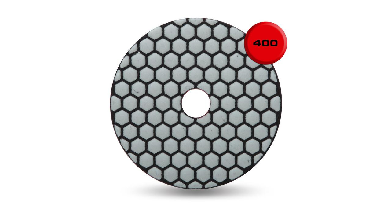 Rubi Dry Polishing Pads POLISHING PADS DRY RESINE 4" GR.400