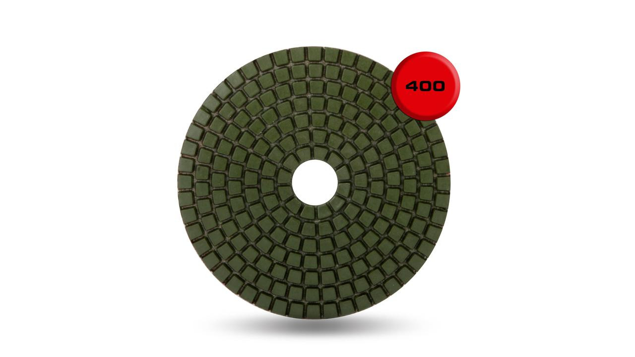 Rubi Wet Polishing Pads POLISHING PADS WET RESINE 4" GR.400