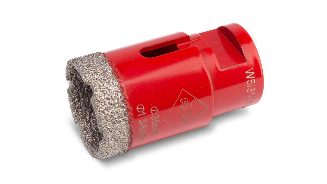 Rubi Drygres Diamond Drill Bits DRY DRILL BIT 1-3/8" - grinder use 5/8" con.