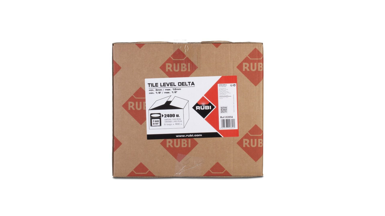 Rubi Leveling Systems DELTA Clips 3/32" (2mm) 3-12mm (Box-2400 un)