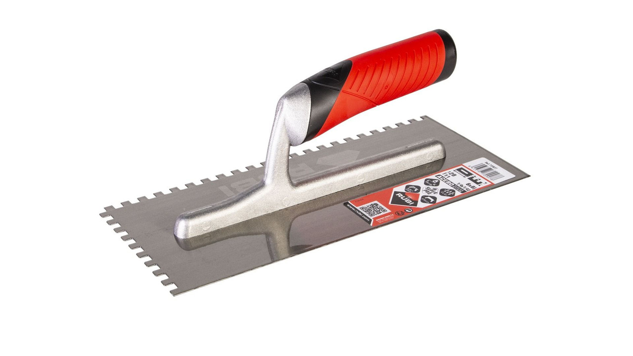 Rubi Tile Installation Tools PRO RUBIFLEX TROWEL 1/4" x 1/4" (ditra XL)