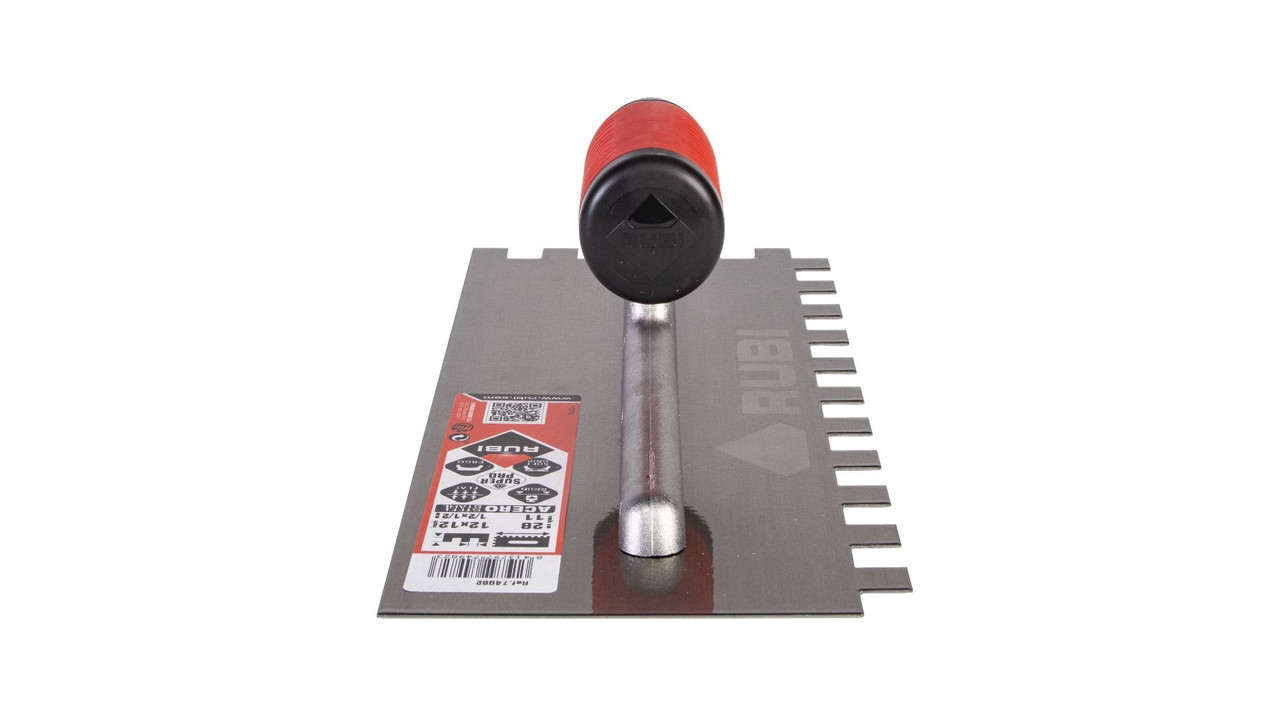 Rubi Tile Installation Tools PRO RUBIFLEX TROWEL 1/2" x 1/2"