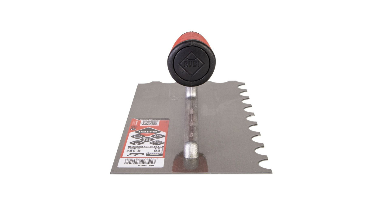 Rubi Tile Installation Tools PRO RUBIFLEX TROWEL 3/8" U notch