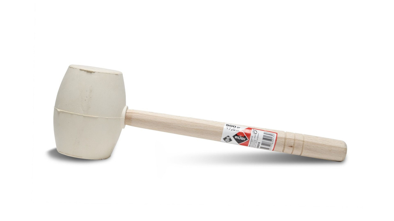 Rubi Tile Installation Tools WHITE RUBBER MALLET 18oz