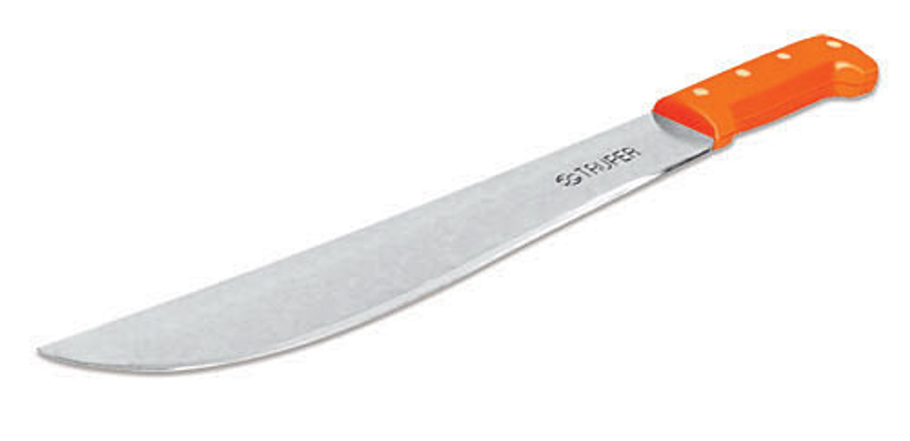 Truper 14" Orange Handle Straight Blade Machete #15883 - 2 Pack