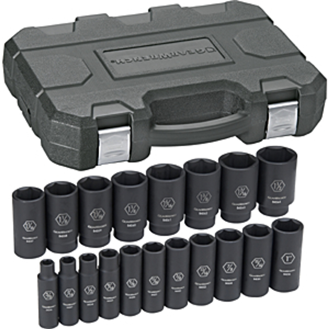 19 Pc. 1/2 Inch Fractional Impact Socket Set KD84934