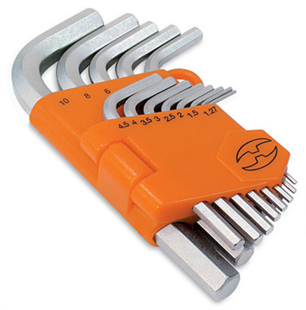 Truper 13-Pc Hex Key Wrench Sets Folding Plastic Holder, Metric Hex Wrench Set 2 Pack #15542