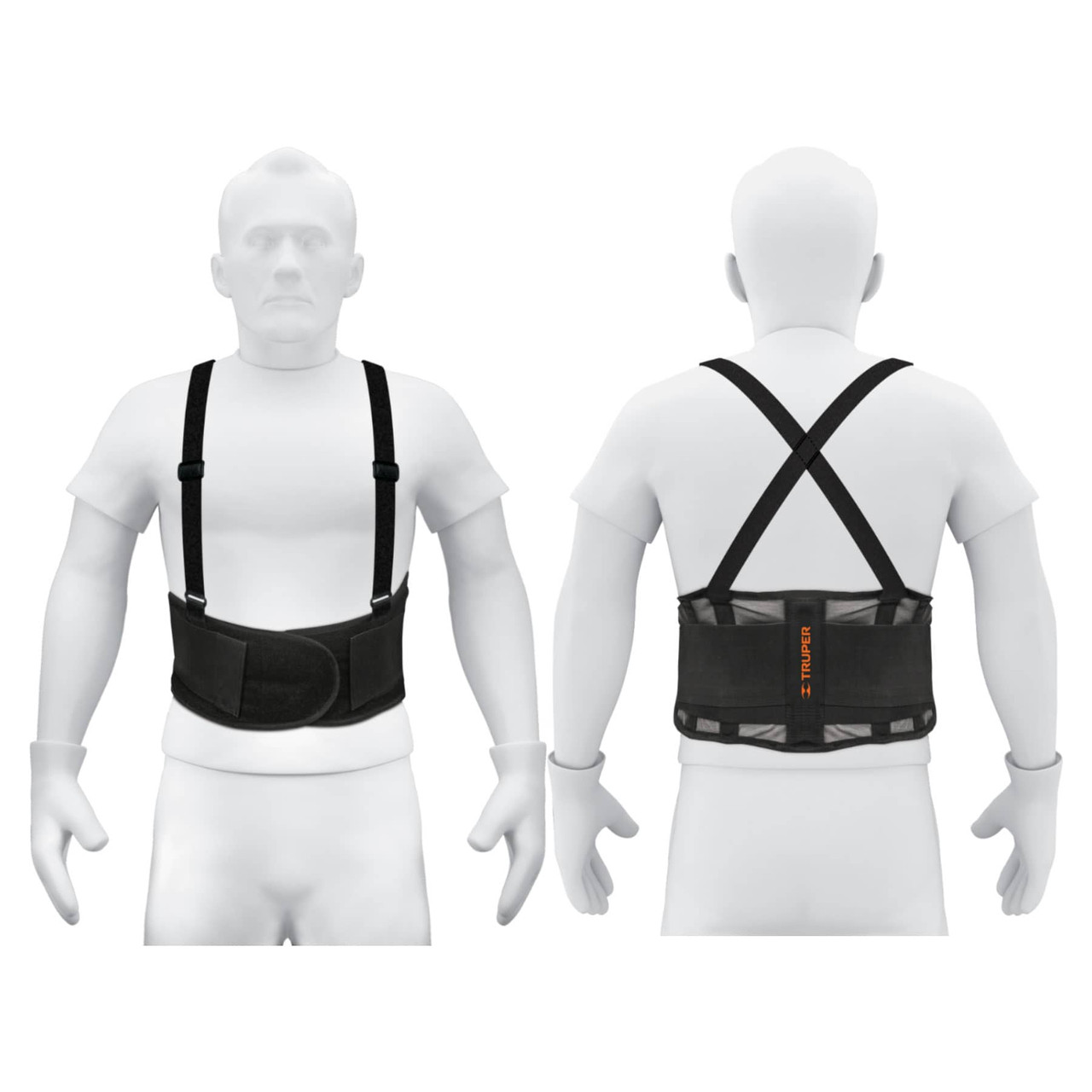 Truper XL, Ventilated, Support Belt W/suspenders #11967