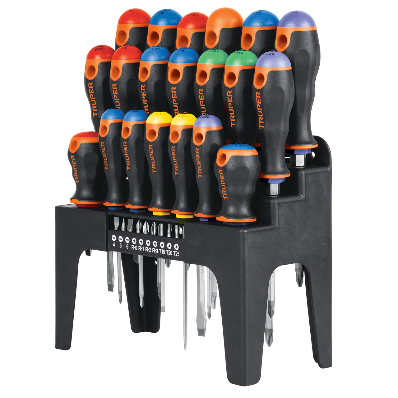 Truper Screwdriver Set, 30 Pieces #14195