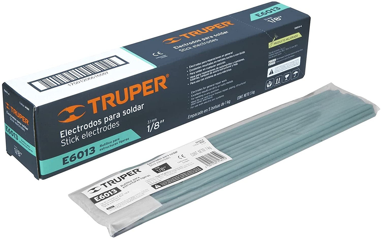 Truper 6013 Stick Electroders, Stick Electrodes 5/32" (2.20 Lbs) 2 Pack #14362