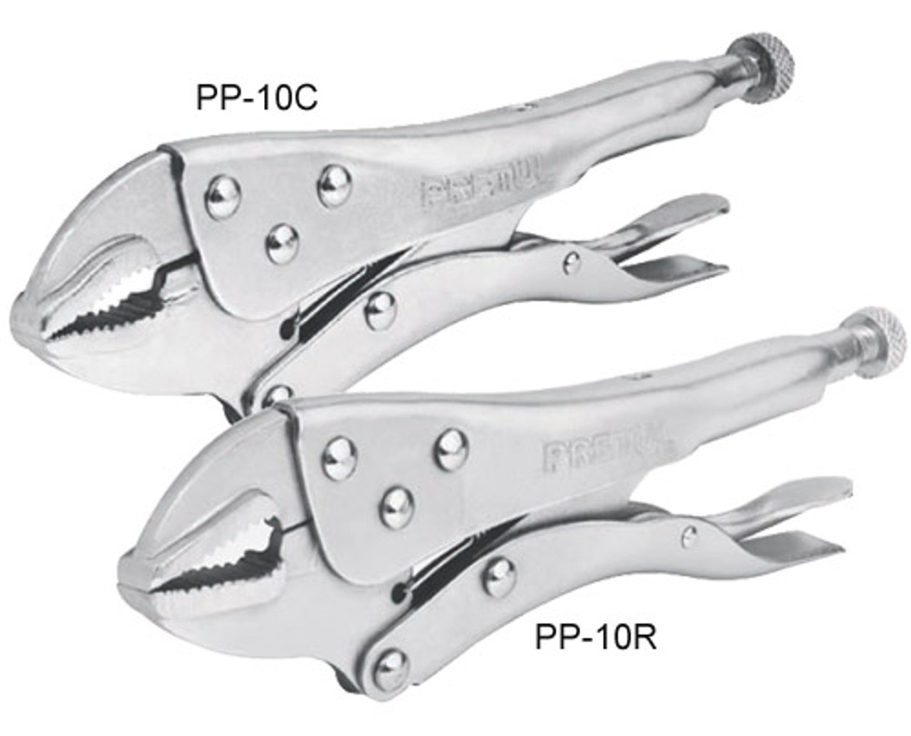 Pretul 7" Curved Jaw Locking Pliers -2 pack #22701