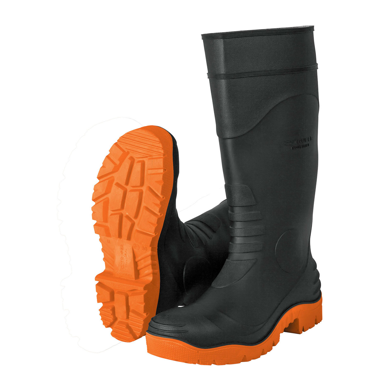 Truper Industrial Black Rubber Boots 9 #17913