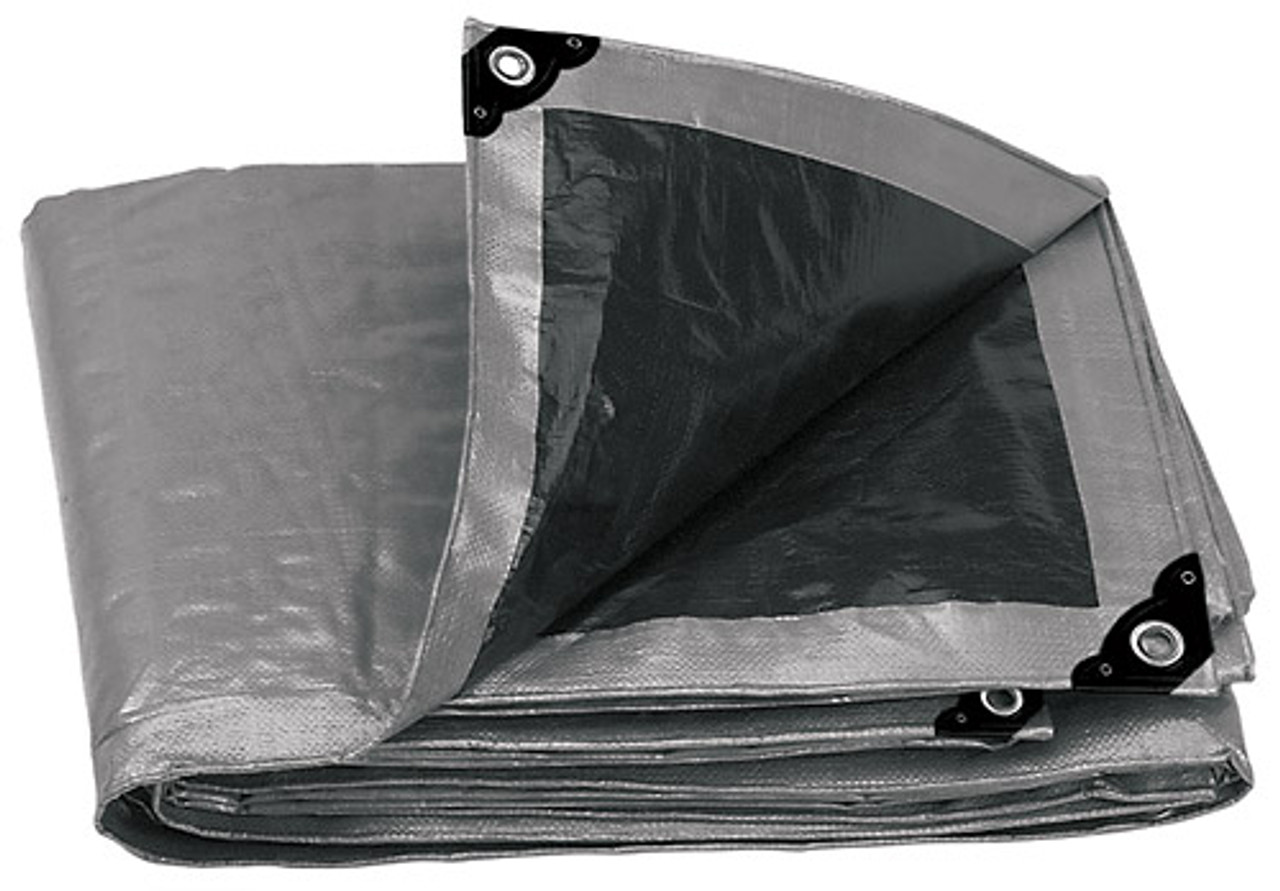 Truper Reinforces Tarps, 10 Mil Thickness,16 Mil Thickness , 6.5 X 9.8 Ft Reinforced Tarp # 15361