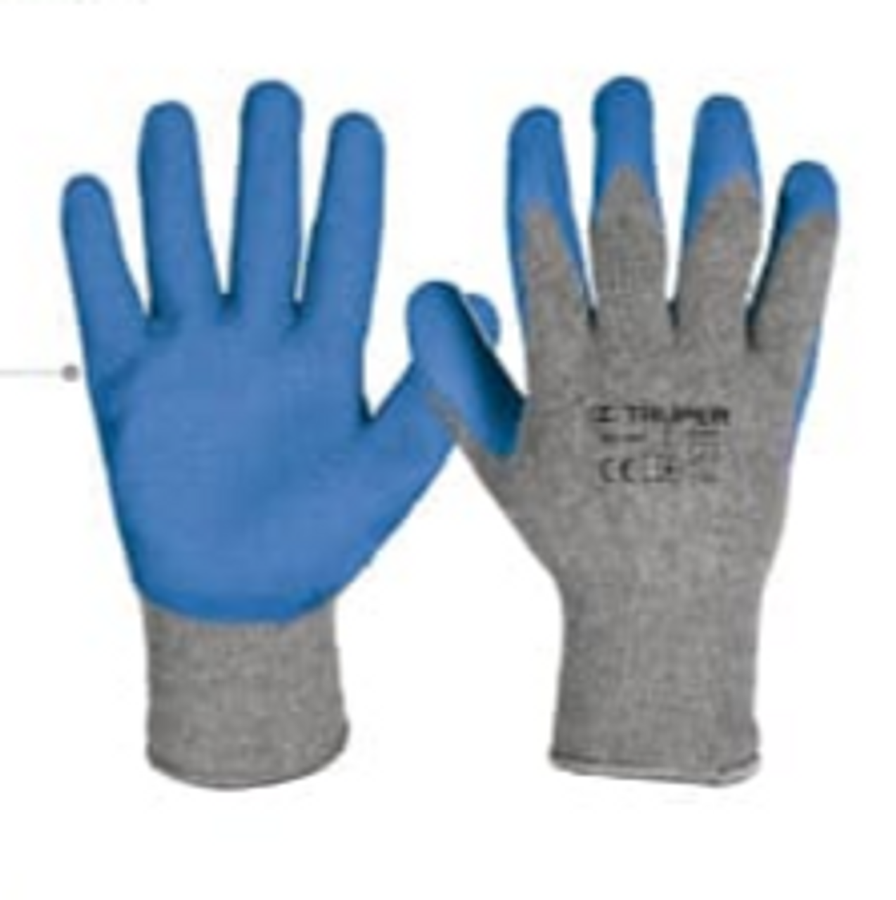 Truper Textured Latex Coated Textile Gloves, Gardening Gloves Medium 2 Pack #15266