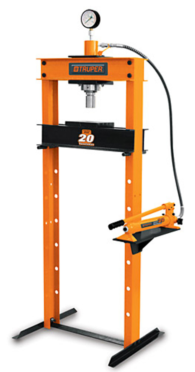 Truper 20 Tons W/pressure Gauge Hydraulic Press #17685