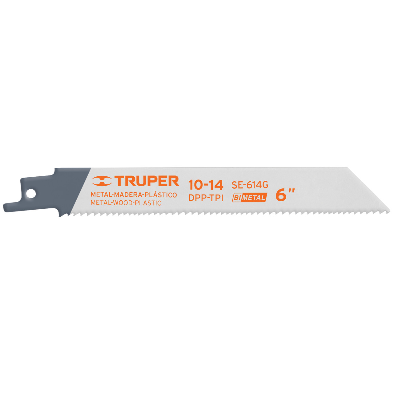 Truper 6" 1-14 TPI Reciprocating Saw Blade (2pc) #10790-2 Pack