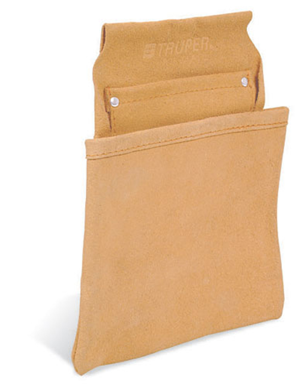 Truper Leather Tool Belts, 2 Pocket Nail Pouch #11516