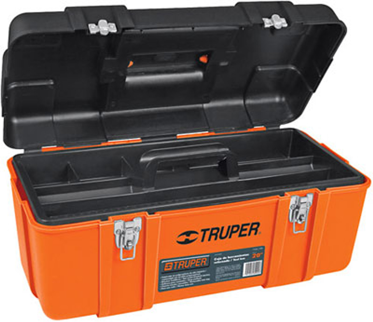 Truper Heavy Duty Tool Boxes w/Metal Latches, 20 Plastic Industrial Tool  Box #10380