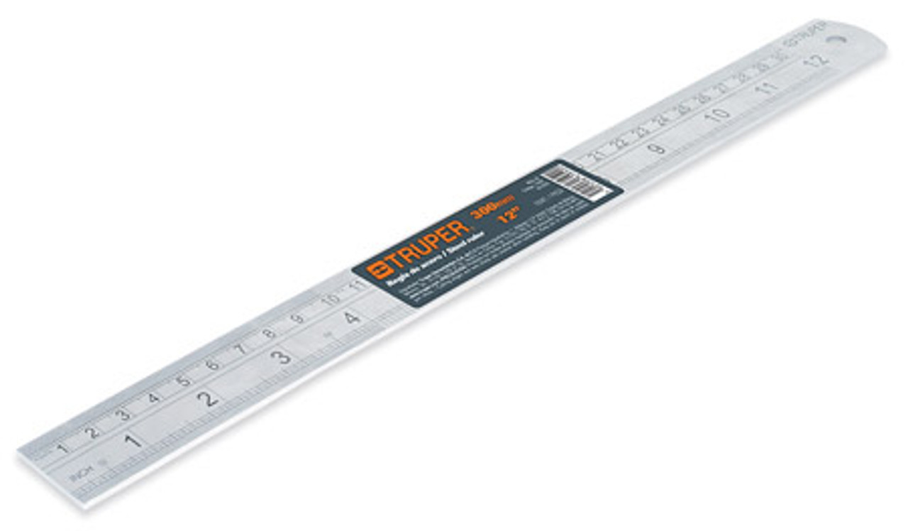 Truper 11.8" Stainless Steel Ruler  #14387-2 Pack