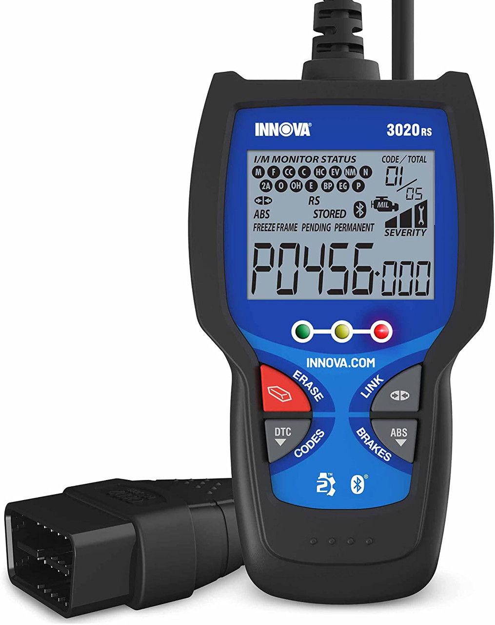 INNOVA 3020RS Code - Professional OBD2 Scanner - Emission Test Scan Tool - ABS - RepairSolutions2 App - Check Engine Light