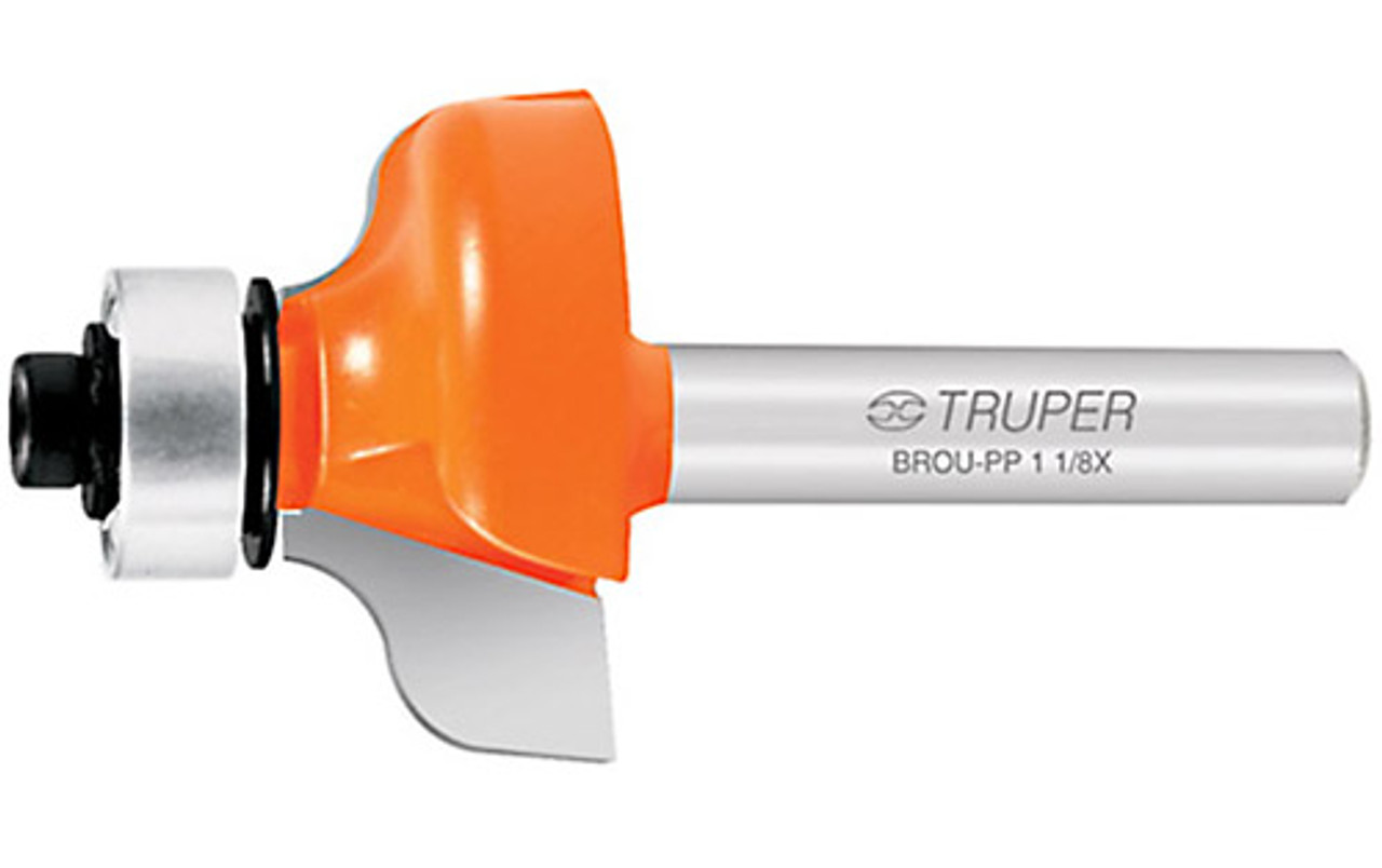 Truper 1-3/8" Ogee Router Bit With Ball Bearing #11480