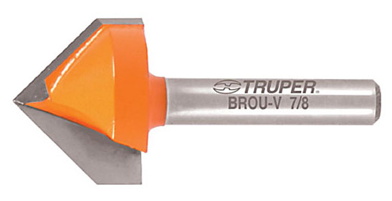 Truper 3/8" V-groove Router Bit #11465