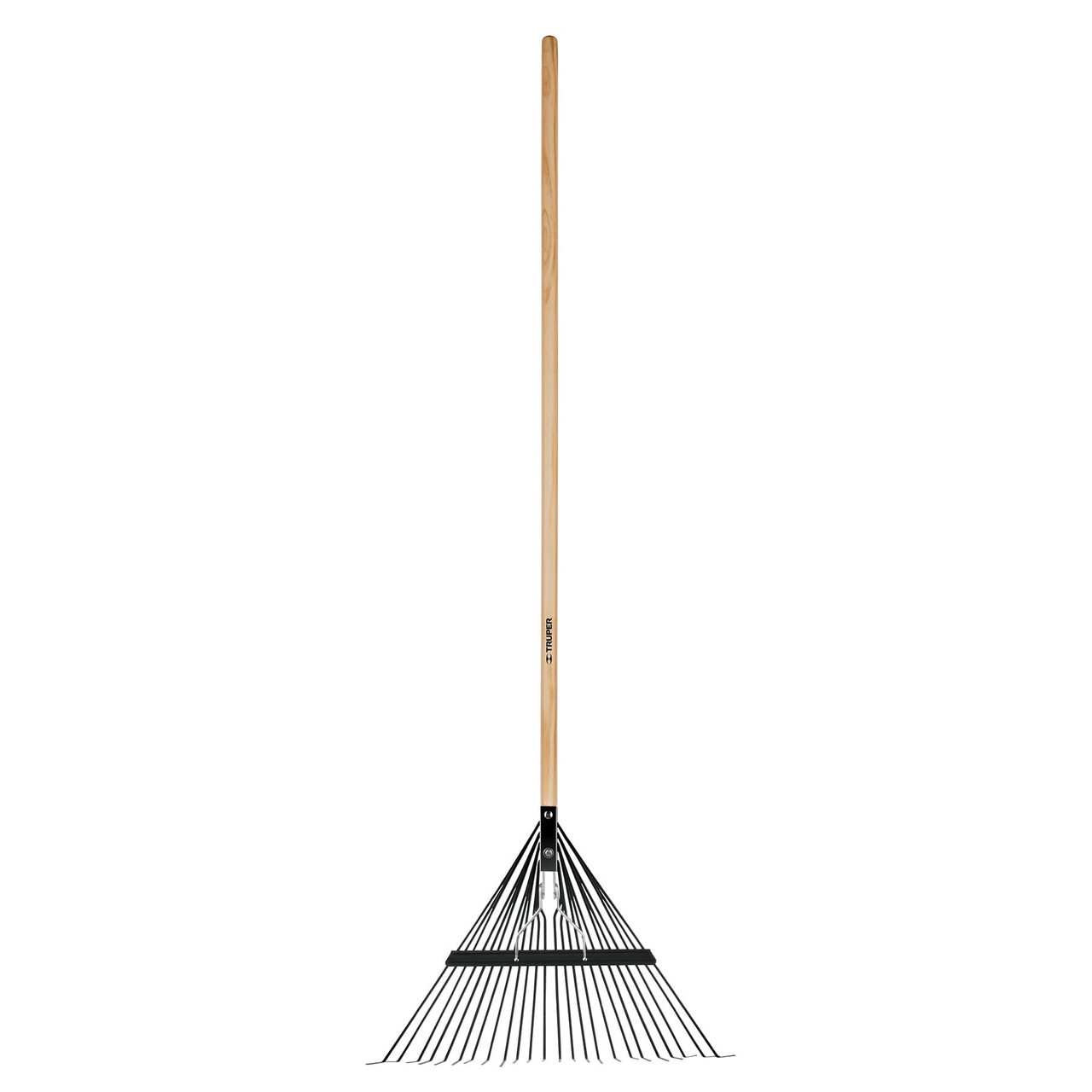 Truper 24 Tines Straight Steel Leaf Rake #14342