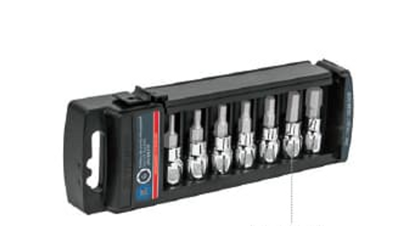 Truper 7-Pc Hex Bit Socket Set, SAE, 7-Pc Standard Hex Bit Socket Sets #14169