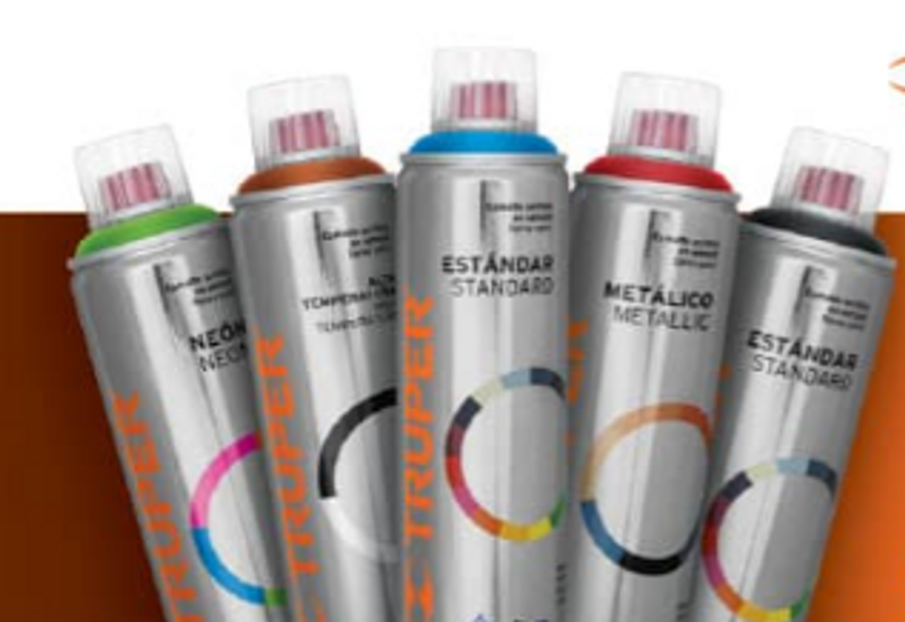 Truper Metallic Colors, Chrome, spray paint 2 Pack #19053