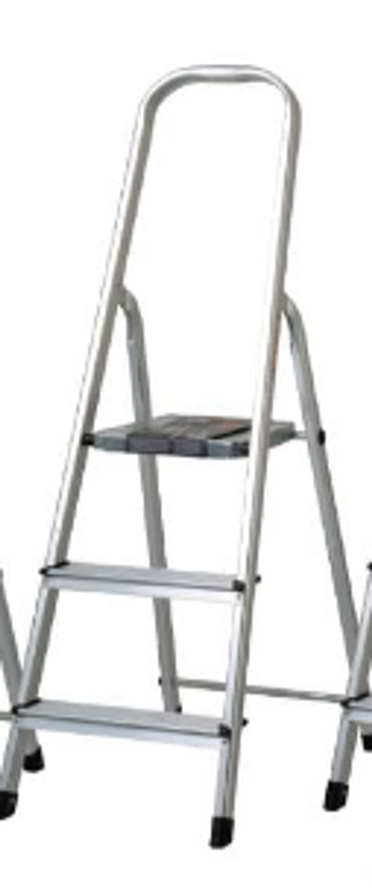 Truper Aluminium Folding Step Stool Ladders, 3-Step, aluminum stool ladder #16764