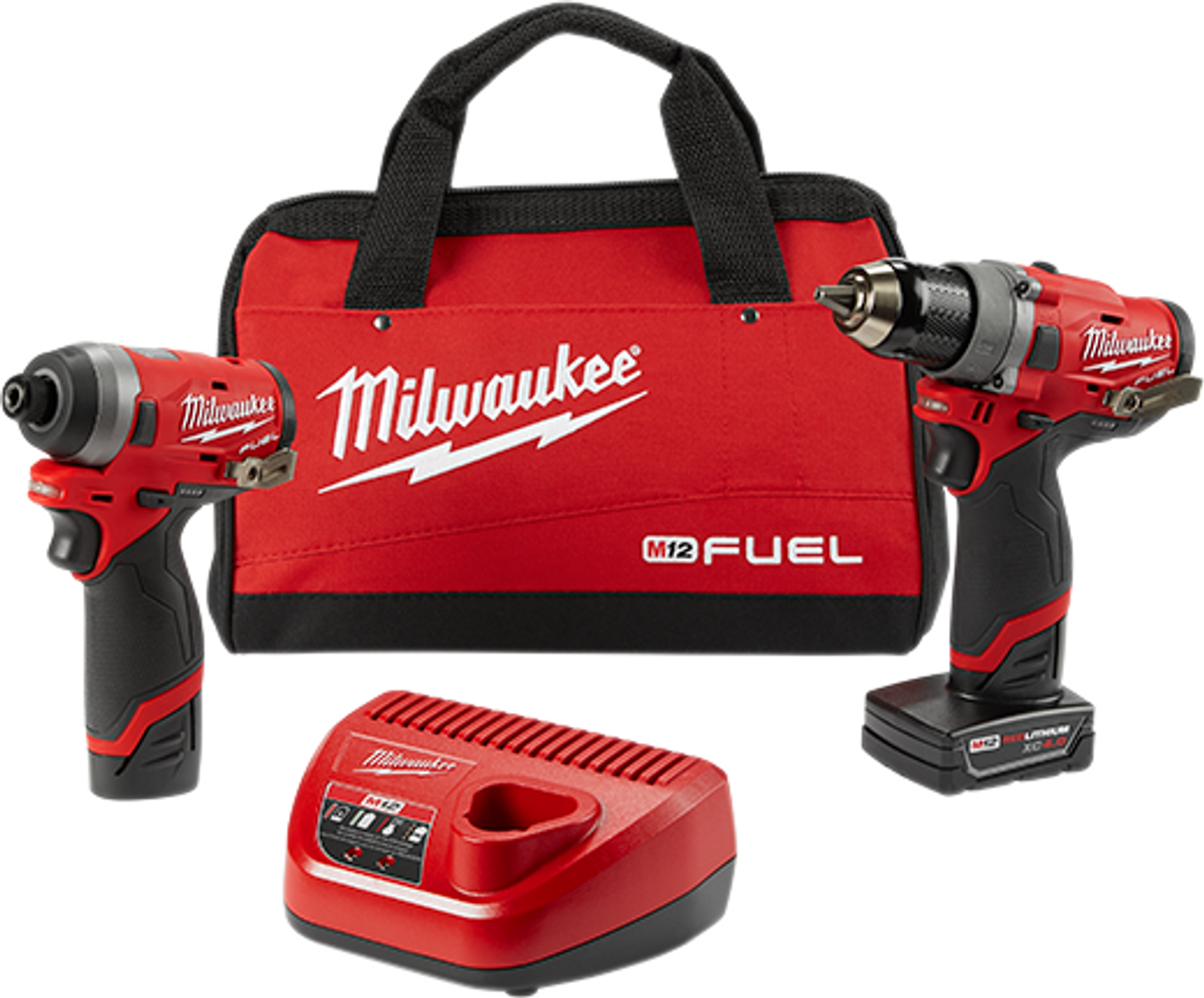 M12 FUEL? 2-Tool Combo Kit: 1/2" Drill Driver and 1/4" Hex Impact Driver