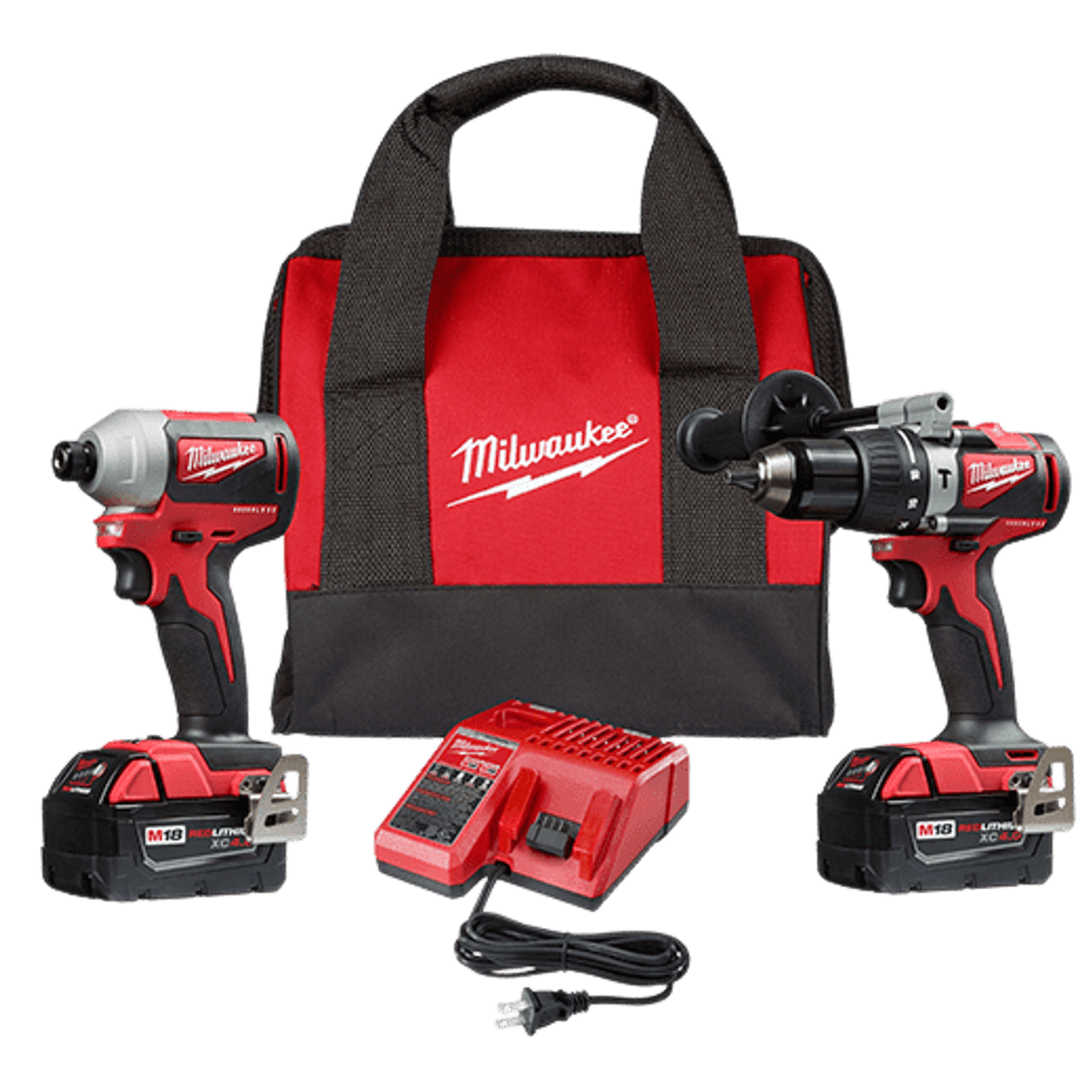 M18 Brushless 2-Tool Combo Kit, Hammer Drill/ 3-Speed Impact Driver