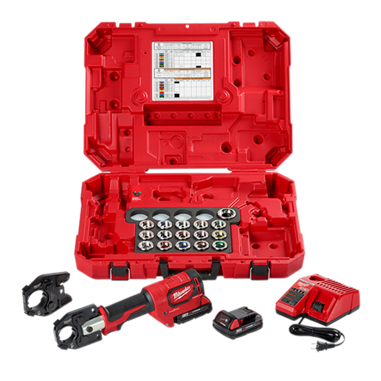 M18? FORCE LOGIC? 600 MCM Crimper and 750 MCM Jaw w/ #8-750 Cu Die Kit