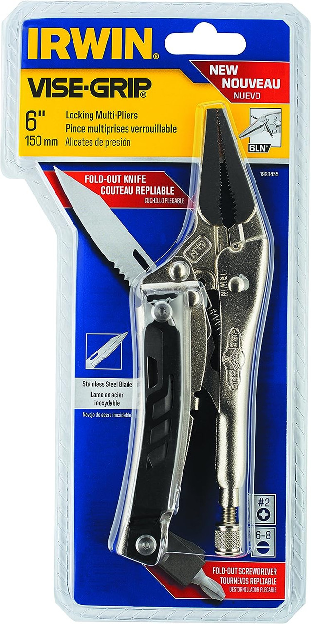 Long Nose Boxed Locking Pliers - 6- /150mm VSG-6LN