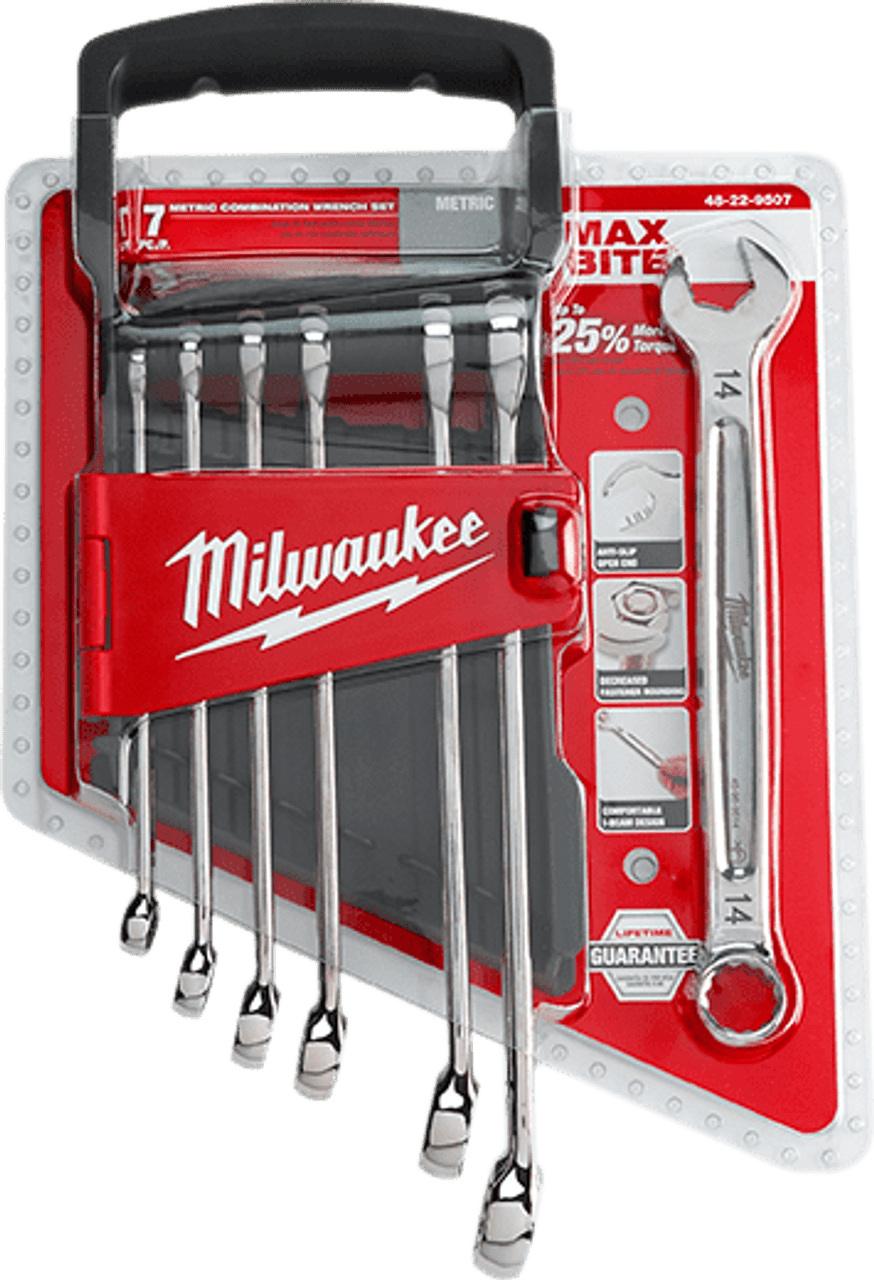 7pc Combination Wrench Set - Metric