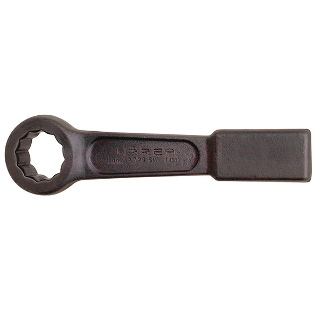 URREA 12-Point Striking Wrench - 5-3/8? Black Flat Strike Wrench with Straight Pattern Design & Extra Wide Striking Zone - 2786SW