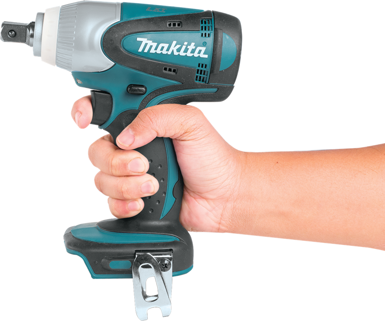 18V LXT? Lithium-Ion Cordless 1/2" Sq. Drive Impact Wrench, Tool Only, Makita-built 4-pole motor delivers, XWT05Z