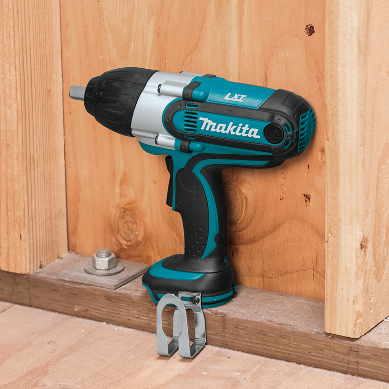 18V LXT? Lithium-Ion Cordless 1/2" Sq. Drive Impact Wrench, Tool Only, Makita-built motor delivers, XWT04Z