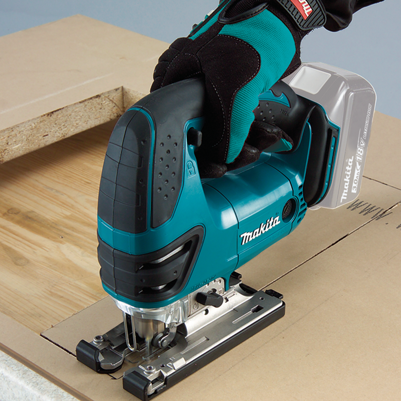 18V LXT? Lithium-Ion Cordless Jig Saw, Tool Only, Makita-built variable speed motor, XVJ03Z