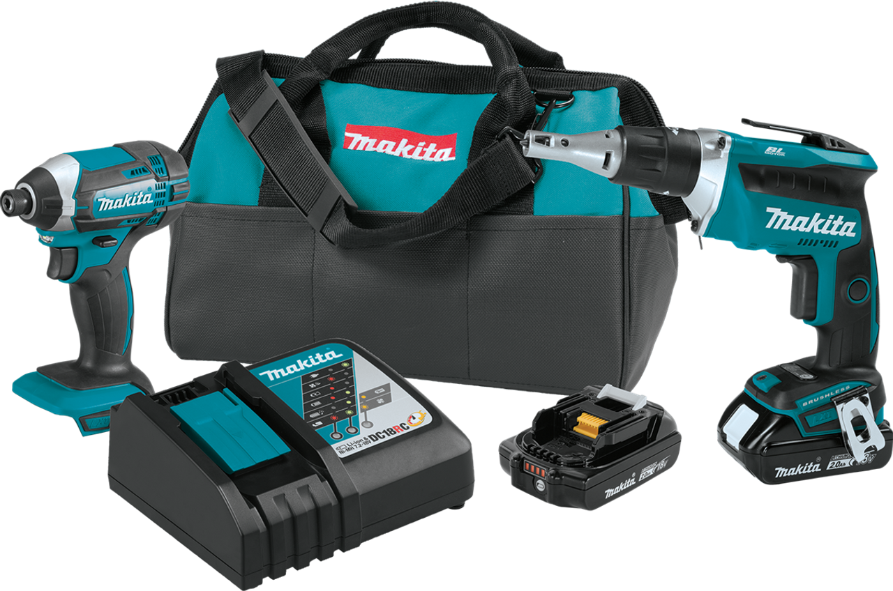 18V LXT? Lithium-Ion Compact Cordless 2-Pc. Combo Kit (2.0Ah), Motor delivers, XT262R