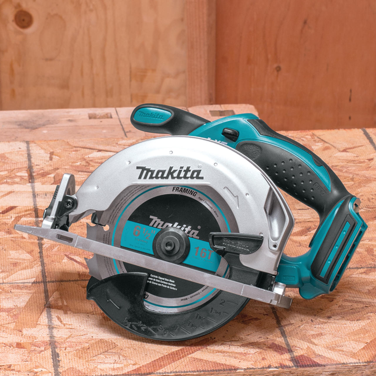 18V LXT? Lithium-Ion Cordless 6-1/2" Circular Saw, Tool Only, Precision machined, XSS02Z