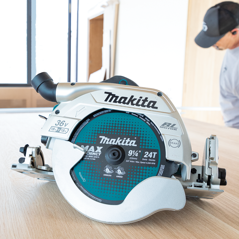 36V (18V X2) LXT? Brushless 9-1/4" Circular Saw with Guide Rail Compatible Base, AWS? Capable, Tool Only, XSH10Z