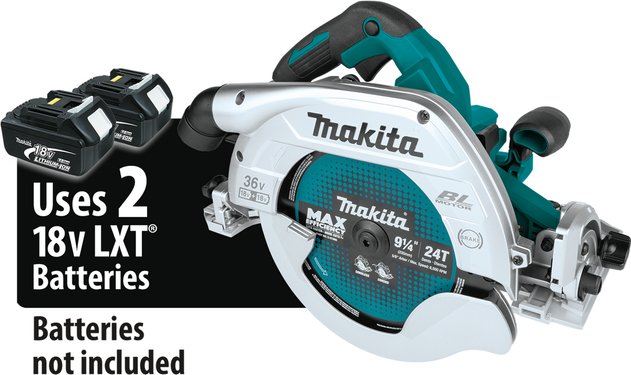 Makita XPS02ZU 18V X2 LXT Lithium-Ion (36V) Brushless Cordless 6-1 2" Plunge Circular Saw, with AWS, Tool Only - 2