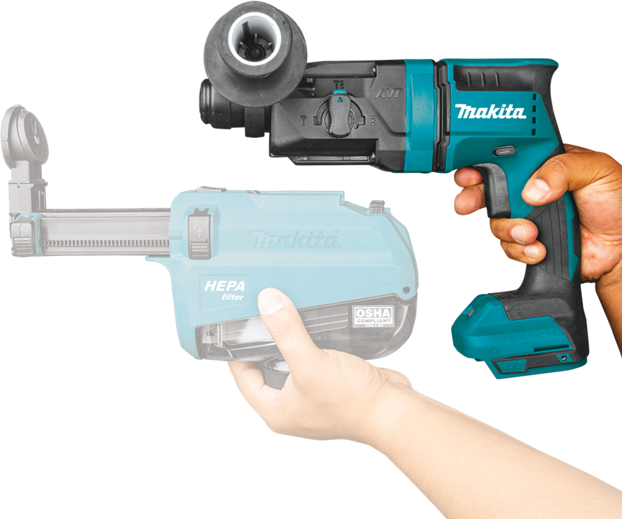 18V LXT? Lithium-Ion Brushless Cordless 11/16" AVT? Rotary Hammer, accepts SDS-PLUS bits, AWS? Capable, Tool Only, XRH12Z