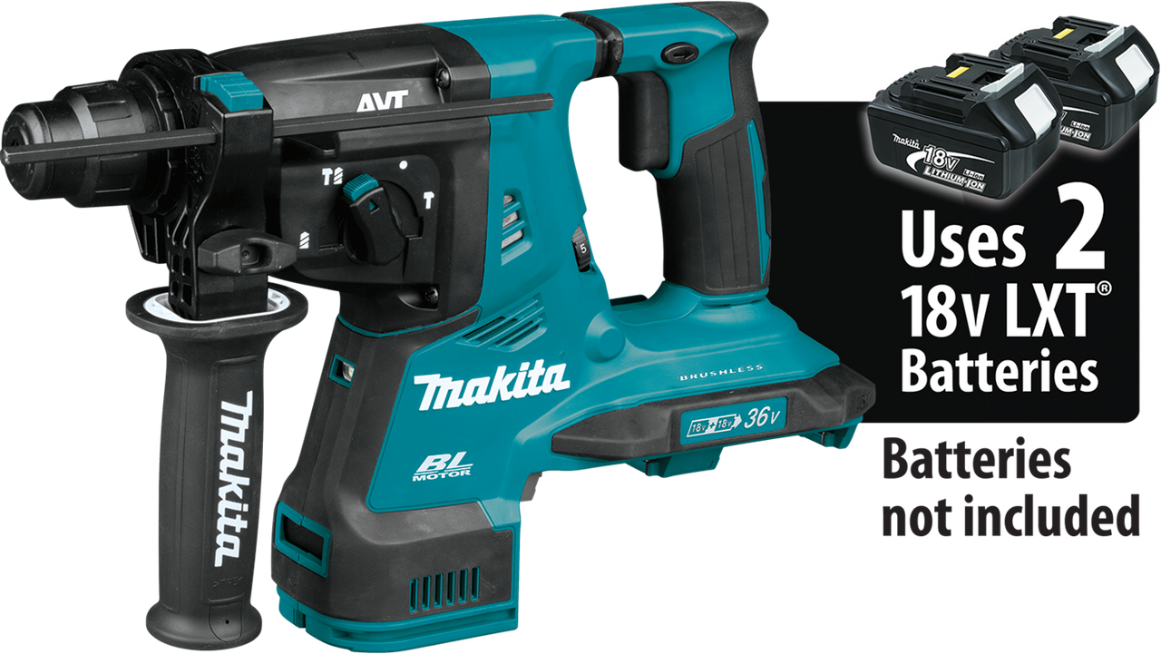 36V (18V X2) LXT? Brushless 1-1/8" AVT? Rotary Hammer, accepts SDS-PLUS bits, AFT?, AWS? Capable, Tool Only, XRH10Z