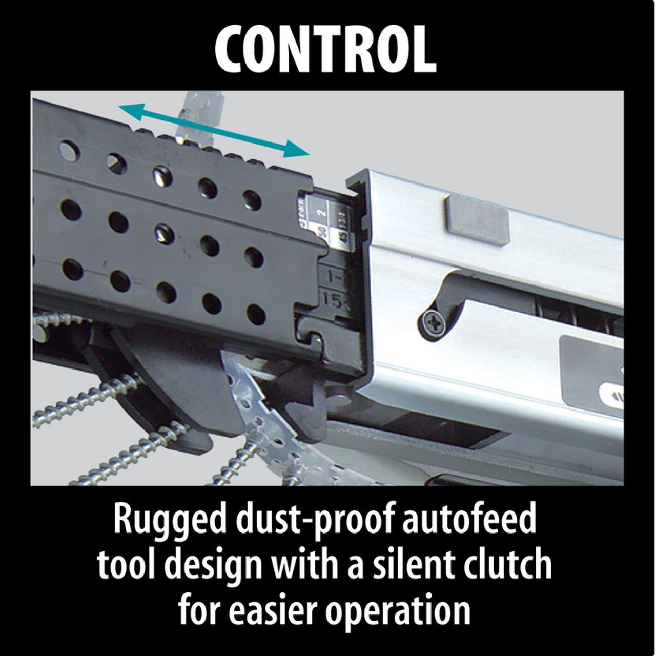 18V LXT? Lithium-Ion Cordless Autofeed Screwdriver, Tool Only, Makita-built 4-pole motor, XRF01Z