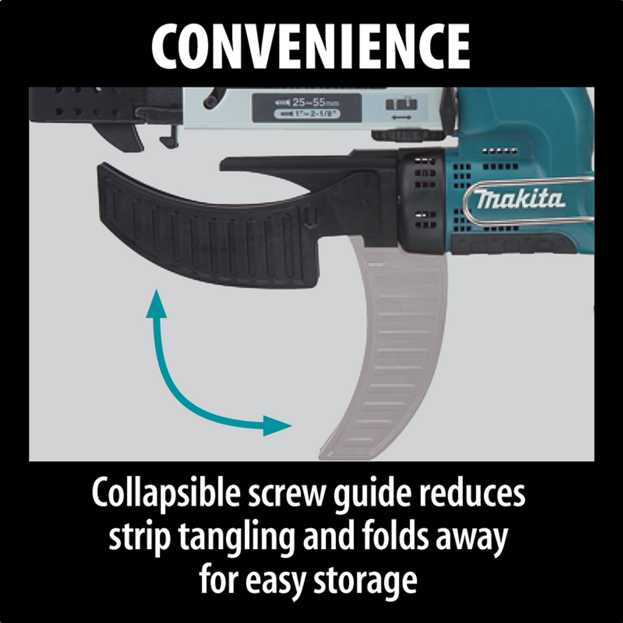 18V LXT? Lithium-Ion Cordless Autofeed Screwdriver, Tool Only, Makita-built 4-pole motor, XRF01Z