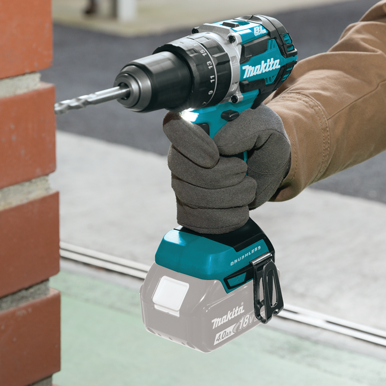 18V LXT? Lithium-Ion Compact Brushless Cordless 1/2" Hammer Driver-Drill, Tool Only, Compact design, XPH12Z